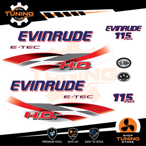 Kit adesivi motore marino - kit,